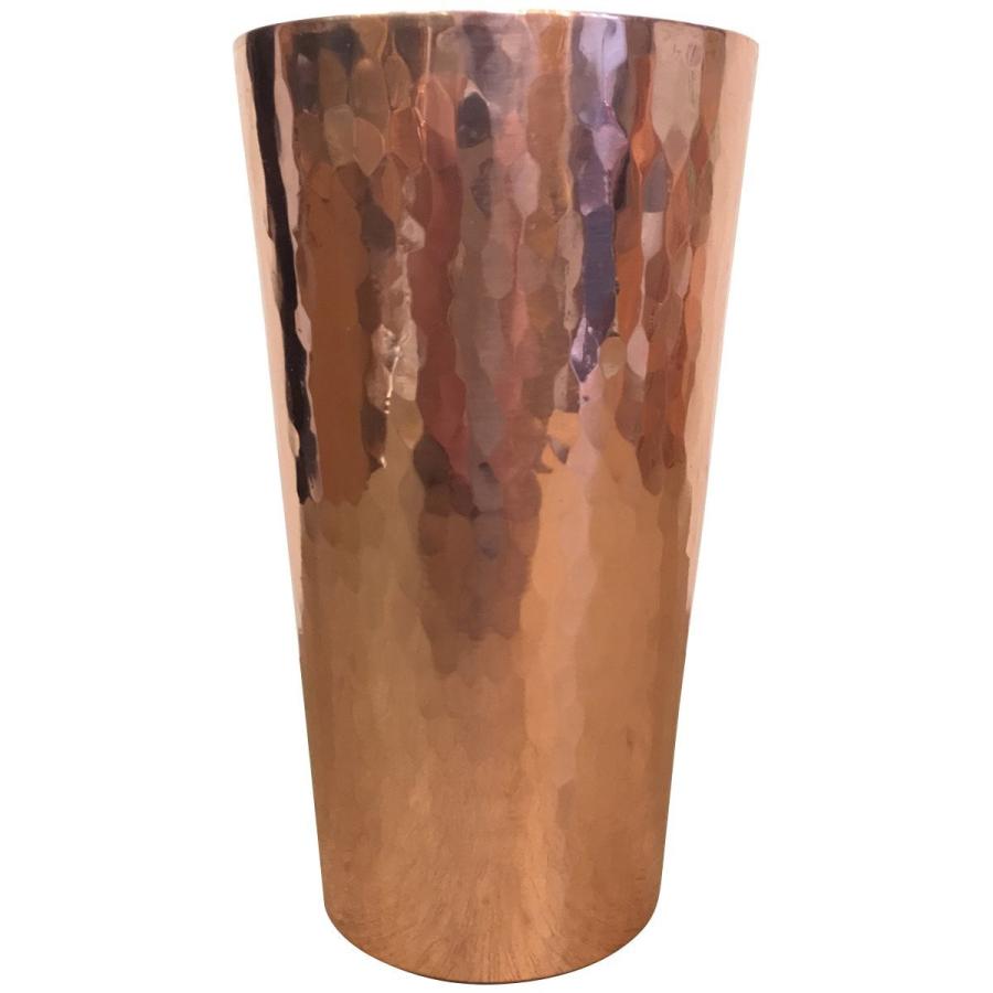 浅草 銅銀銅器店 純銅製 タンブラー 400cc | 職人歴40年の星野さんが作る タンブラー アイスコーヒー ジュース ビール ウィスキー 焼酎 冷たい ひんやり キンキ