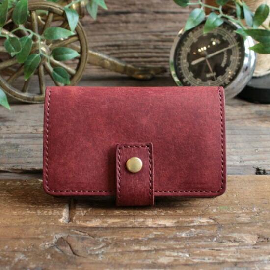 LITSTA リティスタ Coin Wallet 2 金具ゴールド Brick Red