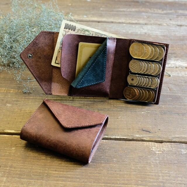 LITSTA リティスタ 左利き用 Coin Wallet 3 Dark Brown | コイン