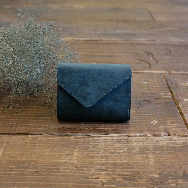 LITSTA Coin Wallet3 ブルーグリーン プエブロ コインウォレット3 / ブルーグリーン - 革コインウォレット