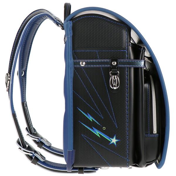 【1２月入荷予定】光るフィットちゃん安ピカッ 多機能 瞬ピカッランドセル ブラック×ブルー 30-72 【ポイント10倍】