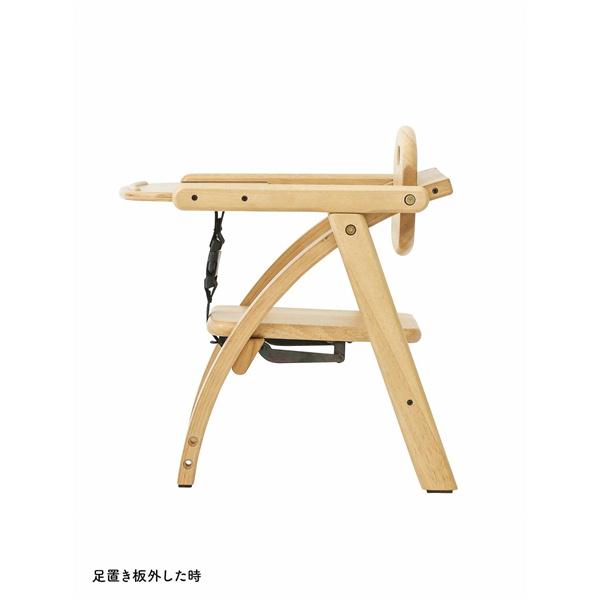 【値下げ】木製ローチェア　クッション付　子供椅子 大和屋 アーチ木製ローチェアIII ナチュラル(NA) 専用座板クッション付