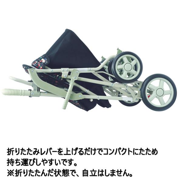 シルバーカー マーチS  小花BK 島製作所 ボックスカー｜arcssquare｜02