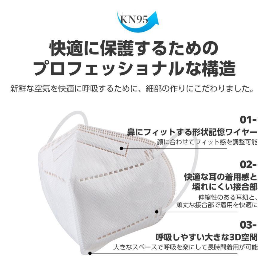 N95 マスク 医療用 n95マスク KN95 100枚 FFP2 NIOSH 耳掛け 個包装 不織布 コロナ｜arcstar｜07