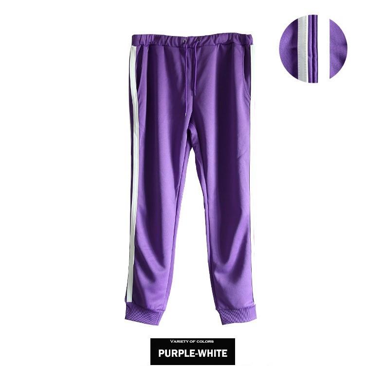 ライン パンツ メンズ トラックパンツ ジョガーパンツ ラインパンツ ブラック ホワイト パープル オレンジ S M L 春 春夏 Arcticplant 通販 Yahoo ショッピング