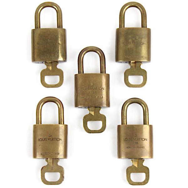 ルイヴィトン カデナ 鍵 5点 セット LOUIS VUITTON 南京錠 パドロック