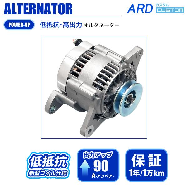 サバンナ RX-7 SA22C 低抵抗・高出力 オルタネーター 90A 1480-18-300