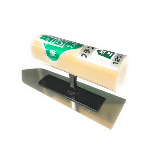 ステン プチ鏝 中首 剣先 仕上鏝 120mm カクマン(普及型) | 