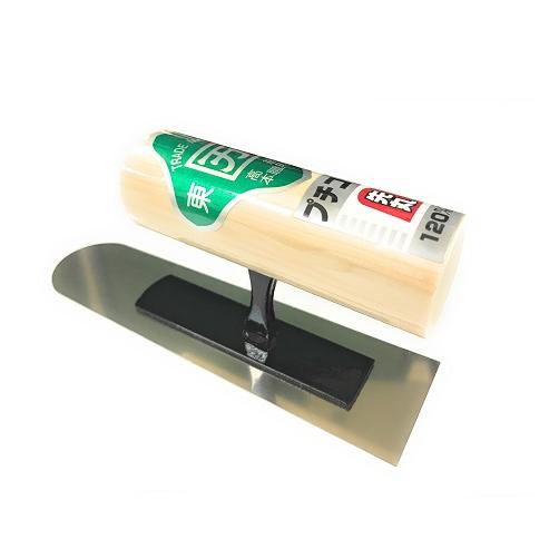 ステン プチ鏝 中首 先丸鏝 120mm カクマン(普及型) | 