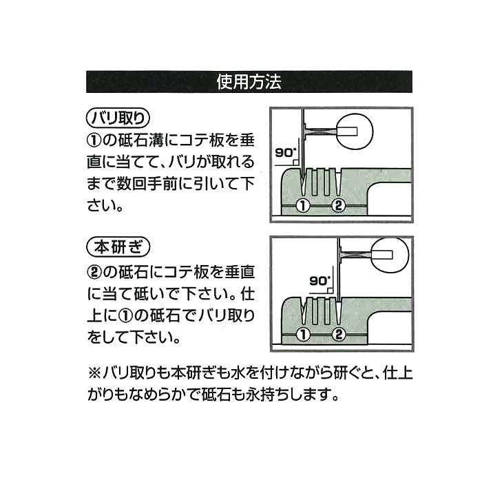 コテ板 バリ取りくん 鏝専用 研ぎ器 アローライン B-01 |  | 02