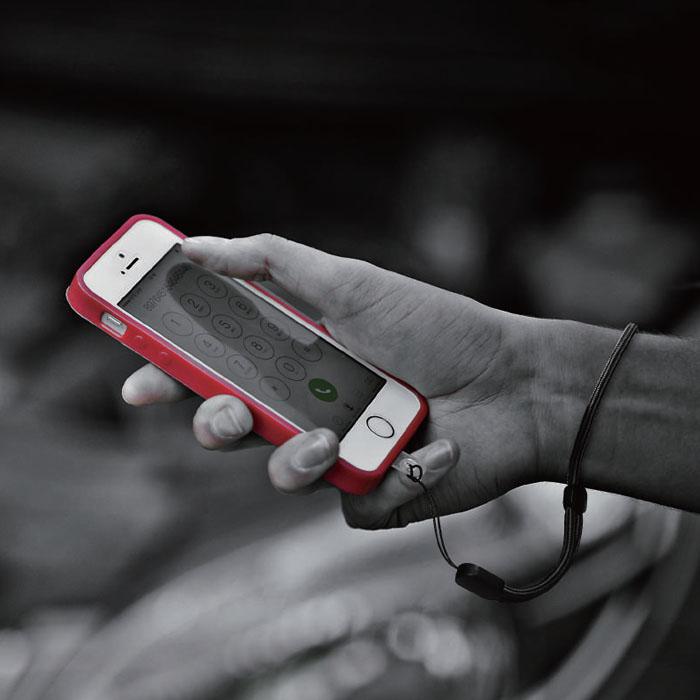 スマホペタスト 丸紐ネックストラップ レッド 取寄品 ムサシトレイディング PS02RD |  | 04