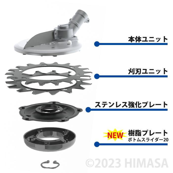 スーパーカルマー PRO-BS 標準刃 (新型底板 ボトムスライダー20装着) アイデック ASK-BS20V23｜arde｜02