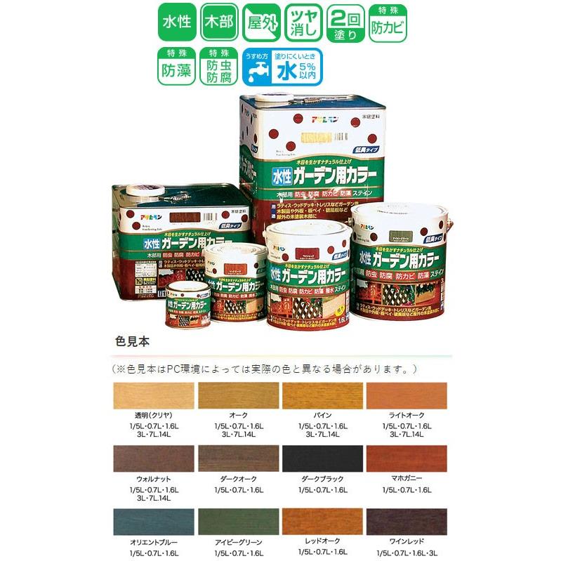水性ガーデン用カラー 1 5l ウォルナット 取寄品 アサヒペン 0125 大工道具 金物の専門通販アルデ 通販 Yahoo ショッピング