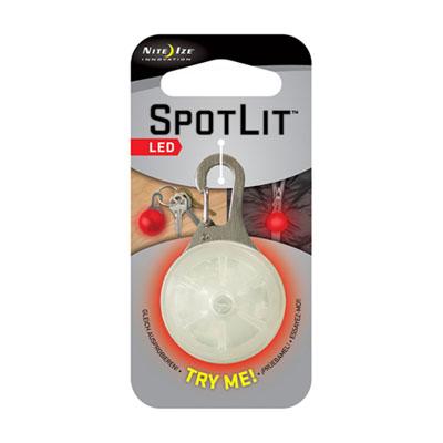 スポットリット 53.92mm×32.70mm×21.78mm レッド NITEIZE(ナイトアイズ