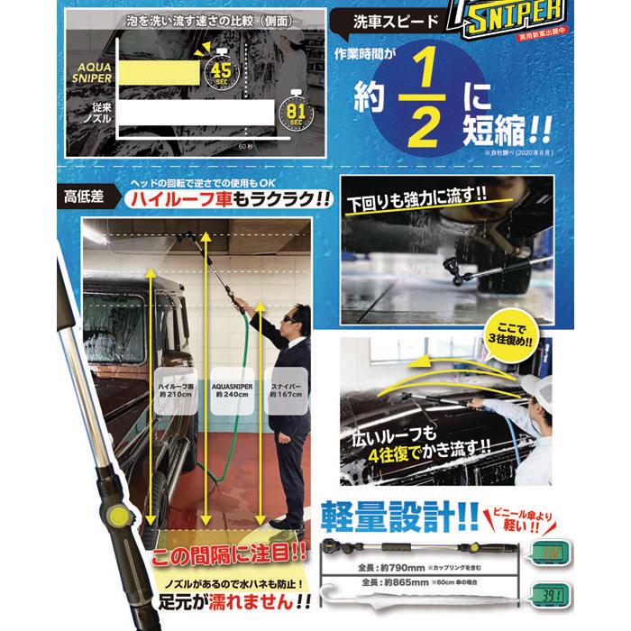アクア・スナイパー　美品 強力マルチ洗浄ノズル アクアスナイパー 取寄品 EIGERTOOL(アイガー