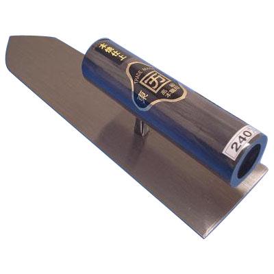 特選 仕上鏝 本焼 225mm 黒柄 ※受注生産品 カクマン(本職用) 69 | 