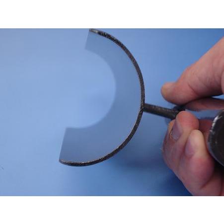 中首 内丸ラオ面引鏝 本焼 長さ120mm×径54mm 黒柄 受注生産品 カクマン(本職用) 736 |  | 01