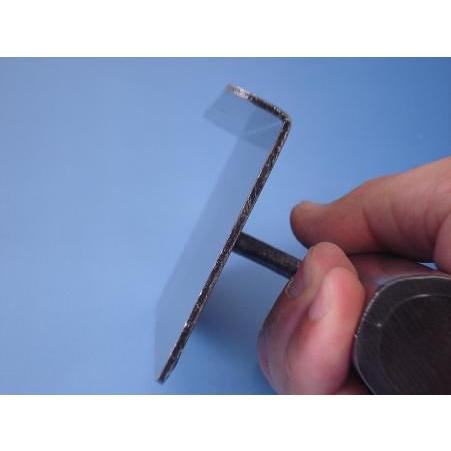 片袖面引鏝 本焼 内丸 150mmｘR6.0mm 黒柄 受注生産品 カクマン(本職用) 763 |  | 02