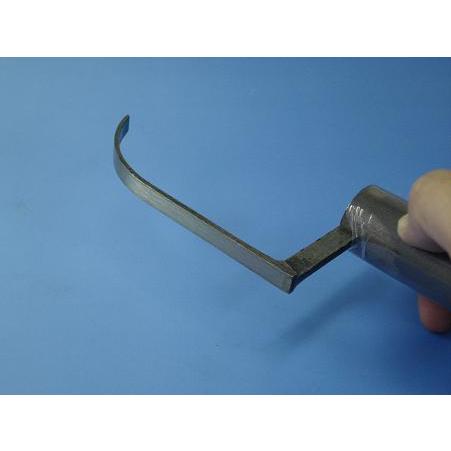 溝内目地鏝 本焼 大ソリ 120mm×6.0mm 黒柄 受注生産品 カクマン(本職用) 711 |  | 01