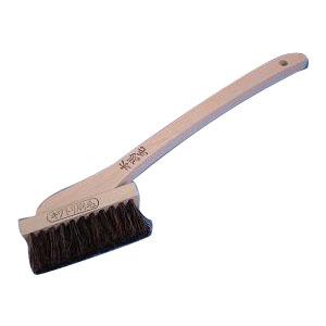 キワ取ブラシ 黒馬毛 柄付2行 イノウエ IS-907 | 