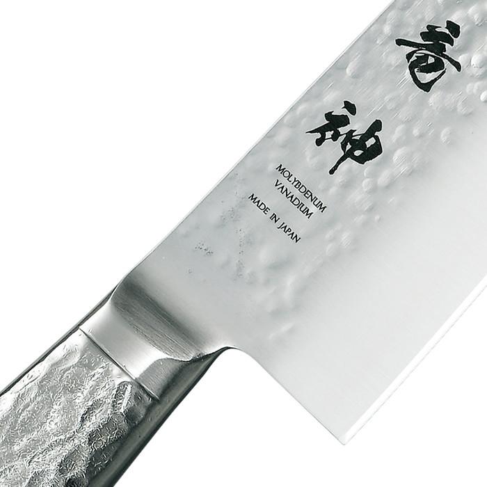 竜神 高級料理用包丁 槌目三徳 180mm 取寄品 大真産業 RM-HAM-STの画像