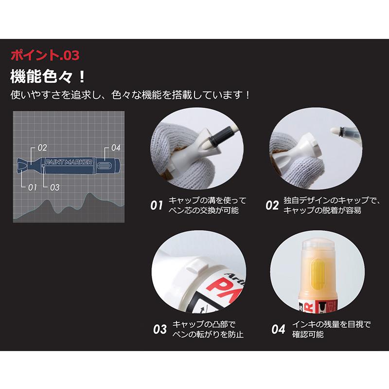 Artline ノンプレスペイントマーカー 白 12本価格 取寄品 シヤチハタ