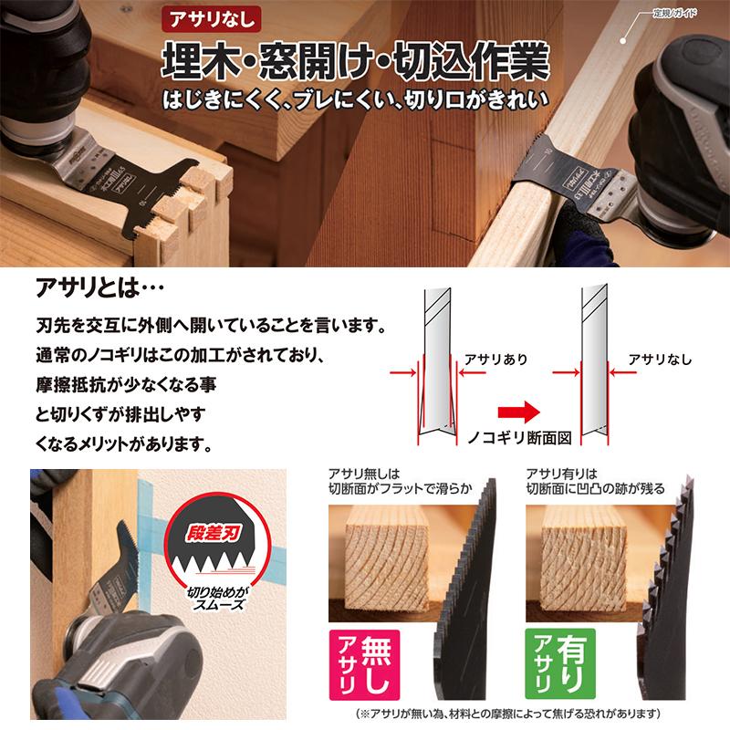 ゼットソー マルチ 木工用 III (スリー) 65 アサリなし ゼット 20020 |  | 01