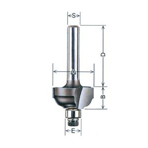 コーナービット 新両段サジ面【トリマー用】2.5分 大日商 SR2.5 | 