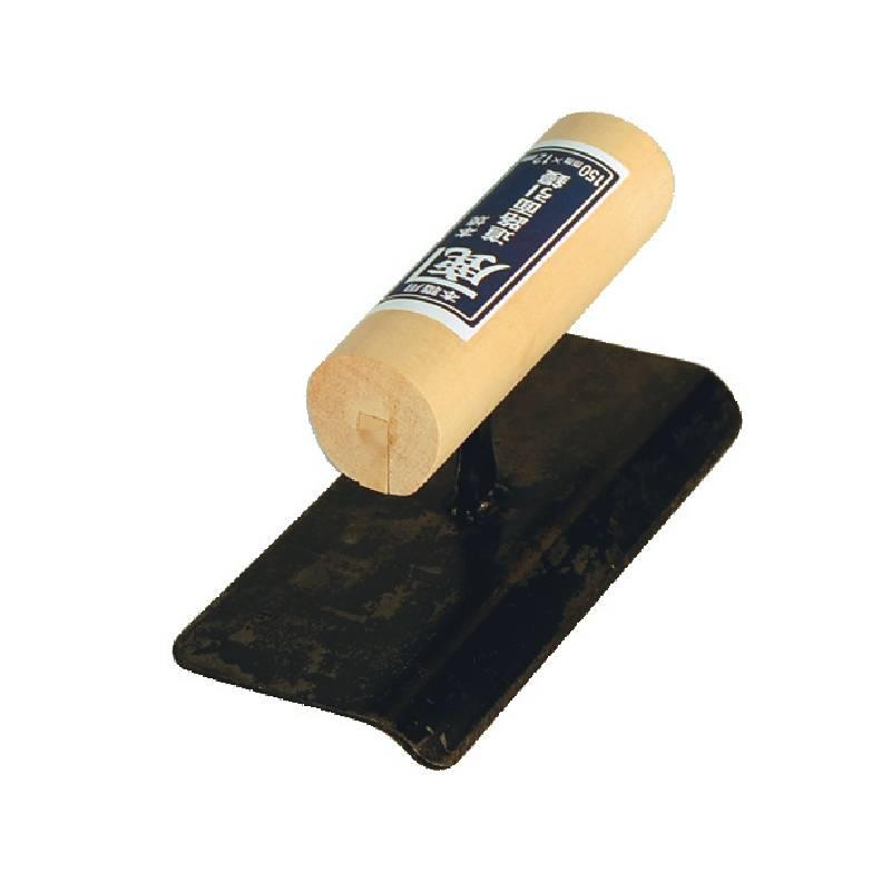 金鹿 中首 道路面引鏝 本焼 長さ：150mm／R面：9.0mm カネシカ 11630901511 | 