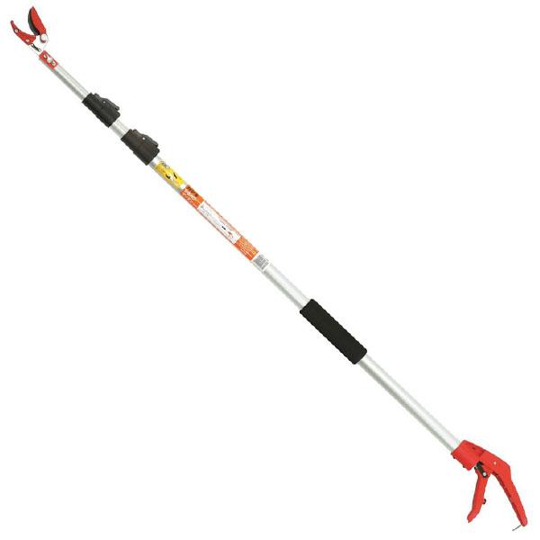 伸縮高枝切鋏 かるのびサンダン 6段階伸縮式 3ｍ カマキ 1430 | 