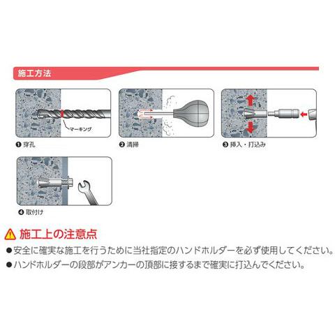 シーティーアンカー ステンレス SCTタイプ SCT-1660(1箱・25本価格