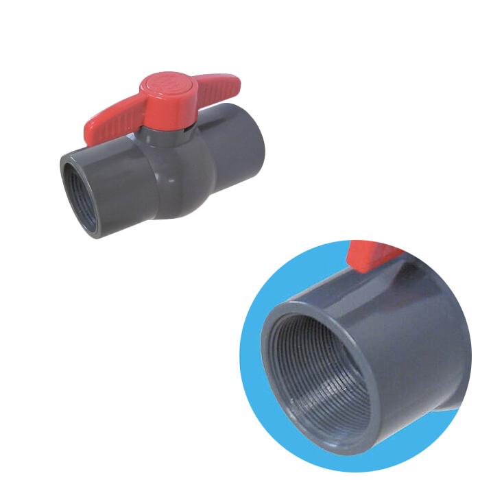 軟水器用バルブ ネジ式コンパクトボールバルブ サイズ1/2(15A) 取寄品 水空間 NPVC-1/2