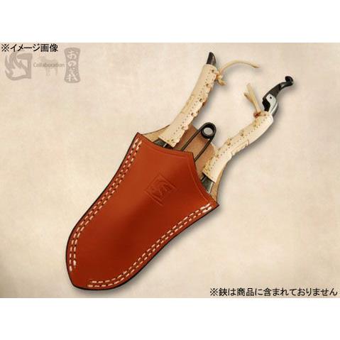 剪定鋏用 オリジナル本革ケース みきかじや村 TS056 : 大工道具・金物