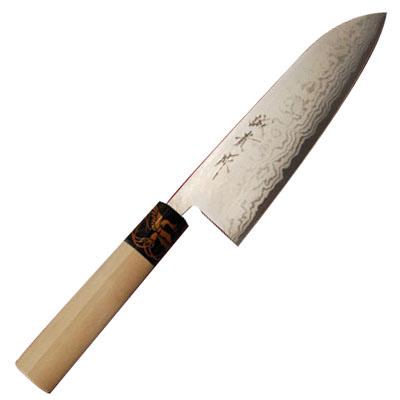 蒔絵『金鳳凰』青紙積層鋼 三徳包丁 みきかじや村 TS070 : 大工道具