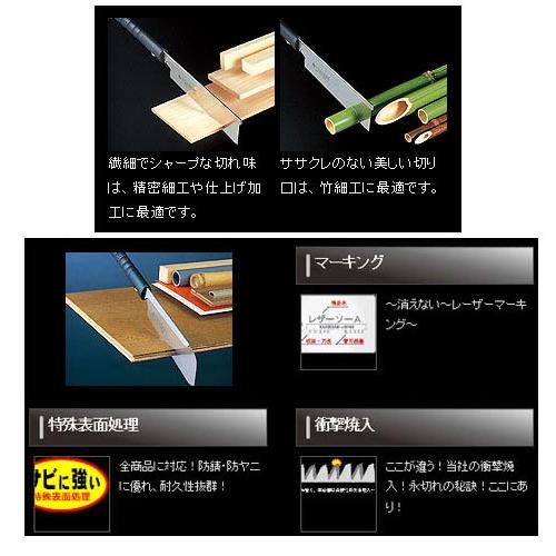 レザーソー 180 導突 替刃 180mm 玉鳥 S-297 |  | 01