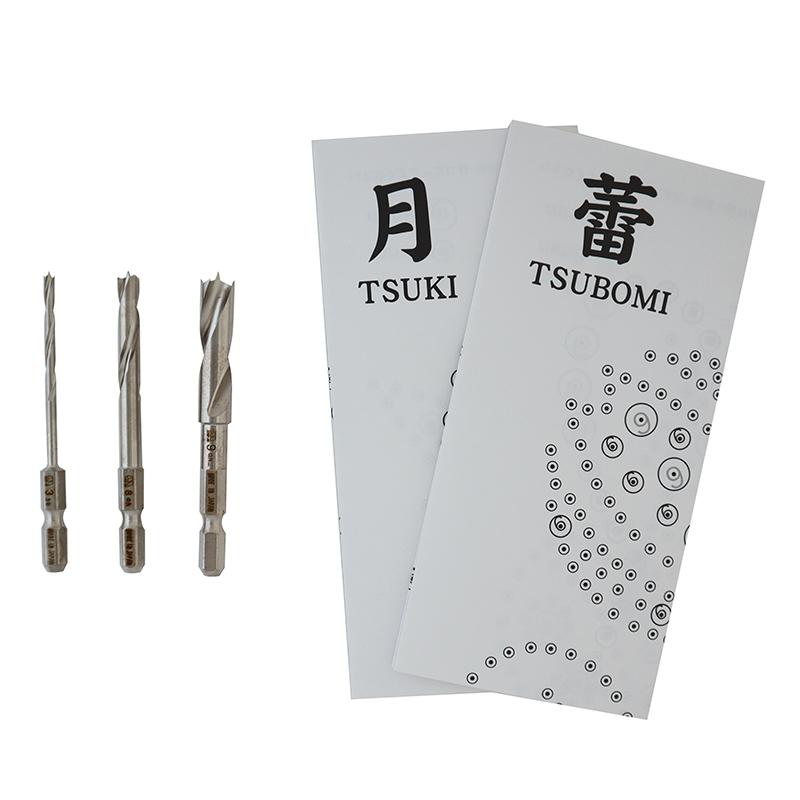 鉄製江戸時代油燈　竹製と鉄 竹あかり四季（竹用ドリル3本+図柄セット） スターエム 601S : 大工