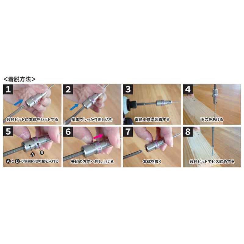 段付ビット用 段付きビット用 下穴ドリル 内錐サイズ3.5ｍｍ スターエム 504-035 |  | 03