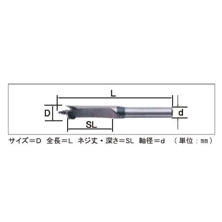 しいたけビット 半月型 8.5mm スターエム 42-085 |  | 01