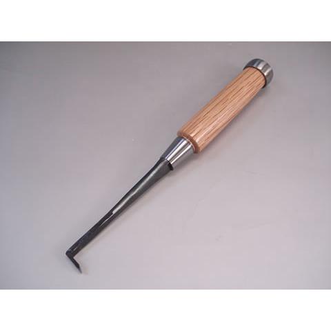 受注生産品】かき出しのみ 先端刃幅6mm 先端長15mm : 大工道具・金物の