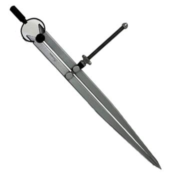 鋼製コンパス スプリング付 B 20cm シンワ 73067 | 