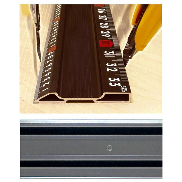 アルミカッター定規 カット師EX 1m 取手付 シンワ 65033 |  | 01