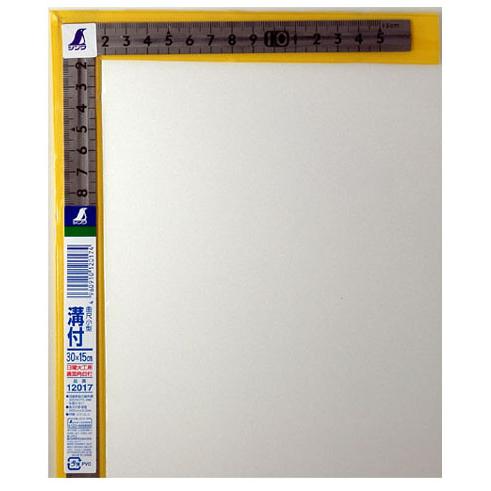 曲尺 小型 溝付 ステン30×15cm 裏面角目 シンワ 12017 |  | 02