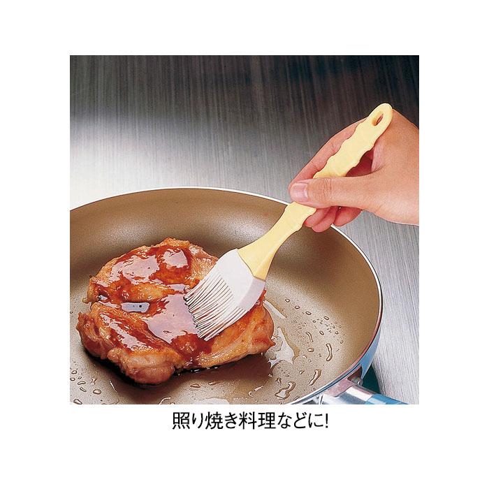 シリコン 塗り刷毛 L イエロー 取寄品 岡部洋食器製作所(Okabe) NH-03Y |  | 02