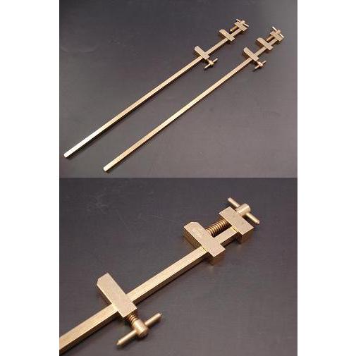 ハタ金 真鍮 150mm 2本組 山崎製作所 | 