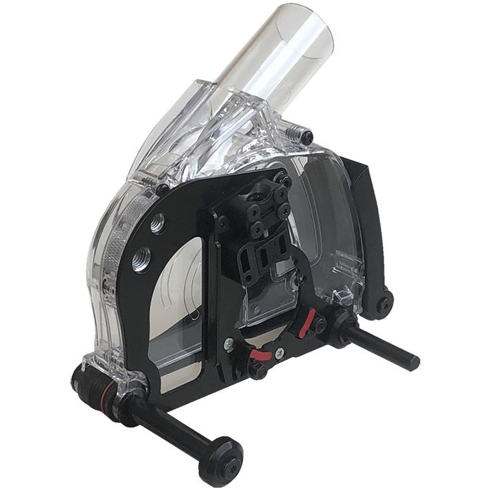 ダイヤモンドカッター用集塵カバー 105〜125mm ナカヤ NK-125MA : 大工