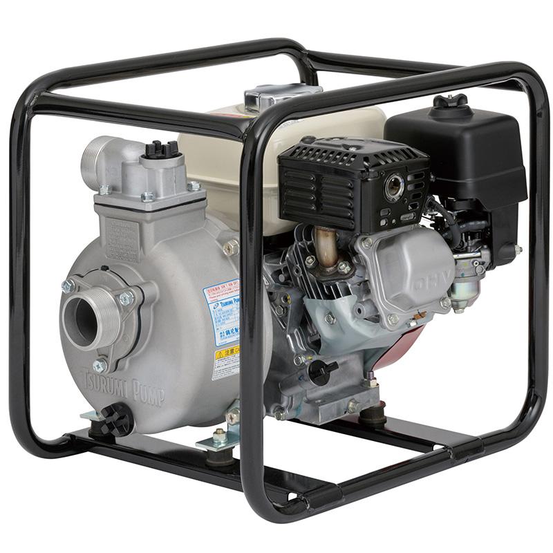 〈ツルミ〉TE6-50AF 排水用エンジンポンプ TE型 口径50mm 一般排水用エンジンポンプ TE型 口径50mm 3.0KW 消防ネジ メーカー直送 散水・水栓・水周り