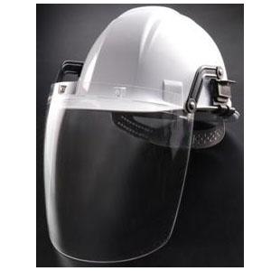 フェースシールドセフティーIR(ヘルメット取付型) 透明 TOYO トーヨーセフティー 1175C | 