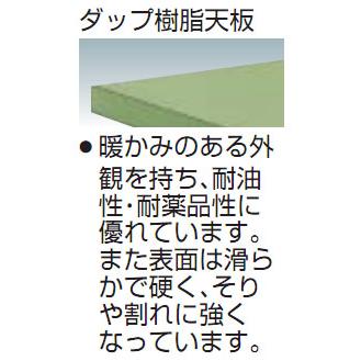 中量作業台(ゴムマット張り・ダップ樹脂天板)1500×750×745mm【代引不可・メーカー直送品 車上渡し品】 トラスコ GWP-1575G5_1