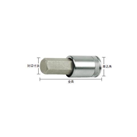 ヘキサゴンソケット 4mm 6.35mm軸 トラスコ TS204H｜arde｜02