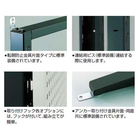 パンチングラック(棚板付タイプ・片面)900×430×1885mm トラスコ UPR-3002_1